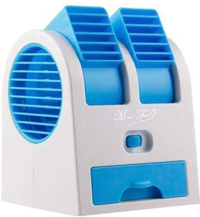 gvv Portable Mini AC USB Battery Operated Air Conditioner Cooling Fan Cabinet Cooler Portable Mini AC ...