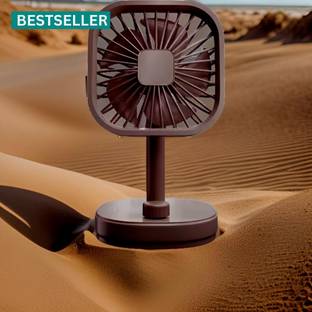 FRONY Mini Ac Cooler Rechargeable Flow Fan Portable (USB Fan) With LED Light_KKK86 Flow_Fan_2HKZ86 USB Fan