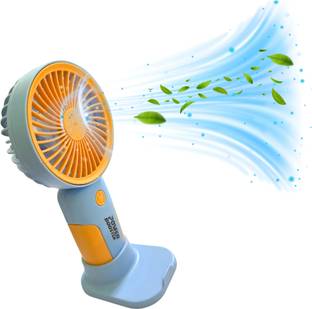 WOYR Premium Quality Rechargeable Portable Mini Fan with 3 Speeds|Small Fan USB Rechargeable Fan Recha...