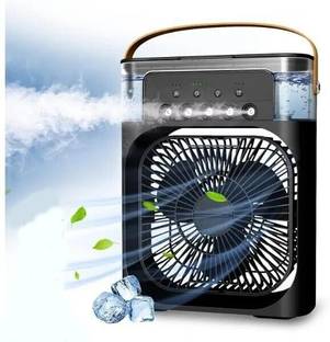 JPY Portable Mini Cooler Rechargeable Air Conditioner Water Cooler Small AC for USB Air Cooler, USB Fan