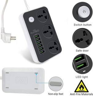 HumBiG ™3 Power 6 USB Charging Ports Desk Sockets Charging Power 3 Socket USB Charger CX-T05-B USB Charger