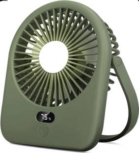 Woomzy usb Adjustable Small Silent Table Travel Fan for Home,Office Rechargeable Fan