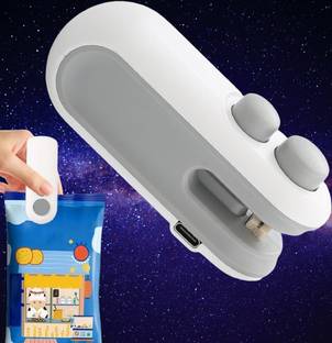 JM Great Portable Mini Sealing Machine | 2 in 1 USB Rechargeable Heat Sealing Machine Automatic Vacuum Bag Sealer
