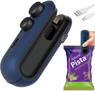 RONAK Mini Sealing Machine Packet Sealer for Food Snacks Fresh Storage Plastic Bag Hand Held Heat Sealer