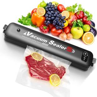 SONGMICS 2in1 Electric Vacuum Sealer for Food Storage Automatic Vacuum Bag Sealer