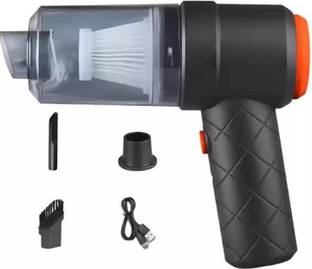 Robomalls Portable High Power 3 in 1 Car Vacuum Cleaner | USB Rechargeable Wireless Vacuum Cleaner Bag