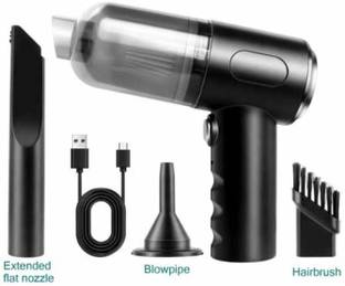 EROKING Cordless & Portable Vacuum Cleaner Hand-held Vacuum Cleaner with Reusable Dust Bag, Anti-Bacte...