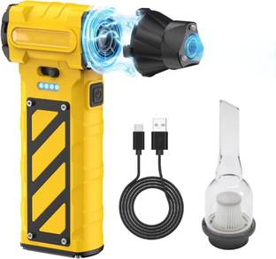 Swashtkon Handheld Dust Leaf Blower | Compressed air Duster Vacuum Cleaner 2 in 1 | Vacuum Cleaner Fil...