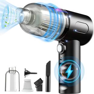 Mudo 3-in-1 Handheld Car Vacuum Cleaner with Blower | Wireless for Travelling Vacuum Cleaner Nozzle