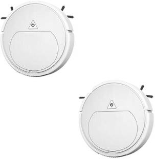 Lipzie Self-Charging Robotic Vacuum for Pet Hair, Hard Floors, White, Efficient. Robotic Floor Cleaner