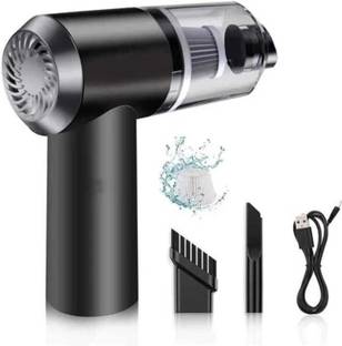 MAHNOOR ENTERPRISES 3-in-1 Portable USB Rechargeable Wireless Mini Vacuum Cleaner for Home & Car Hand-...
