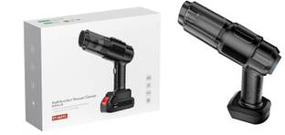 Actrovax 18v/120w Dust Sucker for Cars and Home Use Cordless Vacuum Cleaner with Anti-Bacterial Cleani...