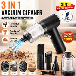 JAXHOM 3 in 1 mini vacuum cleaner for car and home | handheld vacuum cleaner Cordless Vacuum Cleaner w...