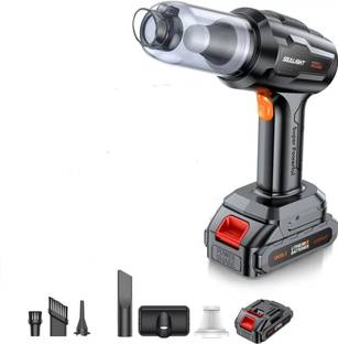 NUVIO Car Vacuum Cleaner Battery Powered Portable Mini Handheld Cordless Vacuum Cleaner with 2 in 1 Mo...