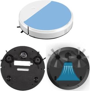 Raptas Vacuum Robot Cleaner is a Small, Circular Sweeper That has a Long Battery Life Robotic Floor Cl...