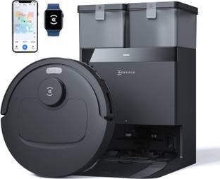 ECOVACS N50 Pro Omni Black 2026 New Launch, 25000 Pa Suction Robotic Floor Cleaner Self-Emptying Omni-...