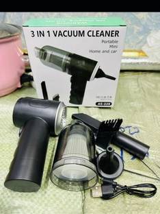 JAXHOM 3 in 1 mini vacuum cleaner for car and home | mini vacuum cleaner for car sofa Cordless Vacuum ...