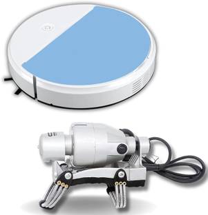 Rhobos Combo Vacuum Robot Cleaner, Sweeper & Head Massager, Instant Relief Massager, Robotic Floor Cle...