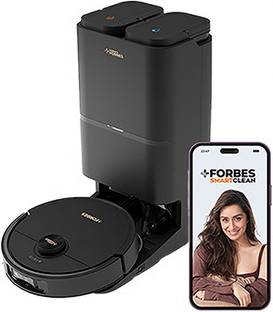 EUREKA FORBES Robotic Floor Cleaner Robotic Floor Cleaner with 2 in 1 Mopping and Vacuum (WiFi Connect...