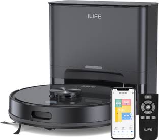 ILIFE T20s Ultra Robot Vacuum Cleaner, 25000Pa Suction, Self-empty Up to 70 Days Robotic Floor Cleaner...