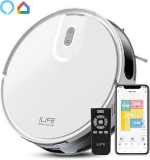 ILIFE V20 Robotic Vacuum Cleaner with Latest SoF Navigation, @5000Pa Powerful Suction Robotic Floor Cl...