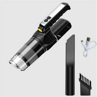 POHIR New Lighting Car Vacuum Cleaner, Heavy-Power Handheld Wireless Vacuum Cleaner, N Hand-held Vacuum Cleaner with 2 in 1 Mopping and Vacuum, Anti-Bacterial Cleaning, Reusable Dust Bag