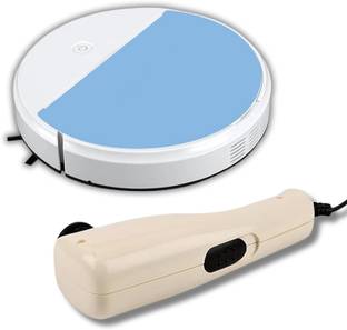 Rhobos Combo Vacuum Cleaner, Powerful Suction & Professional Face and Body Massager, Robotic Floor Cle...