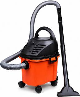 DRUMSTONE Wet & Dry Vacuum Cleaner 1000W 8L Canister with 4 Rolling Casters Home Wet & Dry Vacuum Clea...