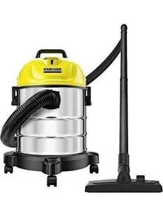 Karcher Classic Vacuum Cleaner (Yellow, Black) Wet & Dry Vacuum Cleaner with Anti-Bacterial Cleaning, ...