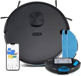 NUVIO Robot Vacuum Cleaner with Lidar, 3200Pa Suction, Wet/Dry Mop & Smart App Control Robotic Floor C...