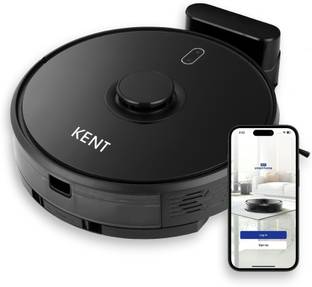 KENT RoboKlean R1 Vacuum Cleaner. Automatically Cleans Carpets, Tiles, Marble with AI Robotic Floor Cl...
