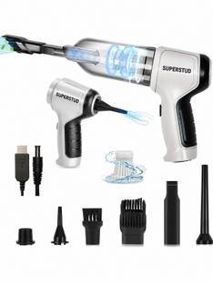 SUPERSTUD vacuum cleaner for car and home, portable Hand-held 2 in 1 Mini Vacuum Cordless Vacuum Clean...