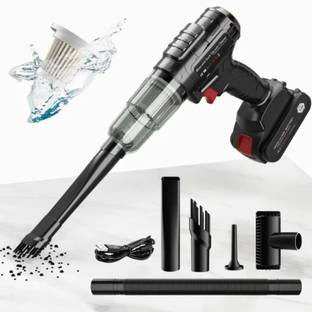 NUVIO Auto Vacuum Cleaner Wireless 21000Pa Mini Portable Car Vacuum Bagless Dry Vacuum Cleaner with 2 ...