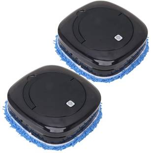 Rhobos Pack of 2 Automatic Floor Mopping Robot with Water Tank for Home Cleaning Robotic Floor Cleaner