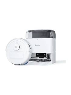 ECOVACS DEEBOT MINI Robotic Floor Cleaner Robotic Floor Cleaner with 2-in-1 Mopping & Vacuum, 9000Pa S...