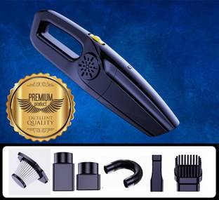 EVETIS SmartBuy High Power Wireless CAR -HOME Vacuum Cleaner, 3000mAH Battery 12000 RPM Car Vacuum Cleaner with 2 in 1 Mopping and Vacuum, Reusable Dust Bag, Anti-Bacterial Cleaning