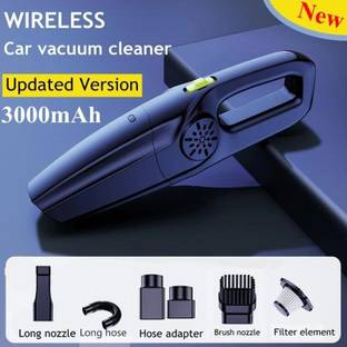 EVETIS SmartBuy High Power Wireless CAR _ HOME Vacuum Cleaner, 120W and 12000 RPM Cordless Vacuum Cleaner with 2 in 1 Mopping and Vacuum, Reusable Dust Bag, Anti-Bacterial Cleaning