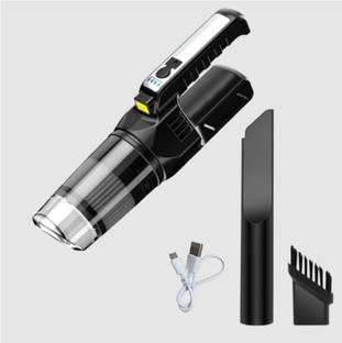 POHIR Lighting Car Vacuum Cleaner, Heavy-Power Handheld Wireless Vacuum Cleaner Hand-held Vacuum Cleaner with 2 in 1 Mopping and Vacuum, Anti-Bacterial Cleaning, Reusable Dust Bag