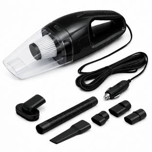Onshoppy Portable 12V Car Vacuum Cleaner with Long Cord & Multiple Cleaning Nozzles Hand-held Vacuum C...