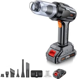 Xydrozen 50-60 Min Runtime Rechargeable Car Vacuum Cleaner Cordless Vacuum Cleaner with Anti-Bacterial...