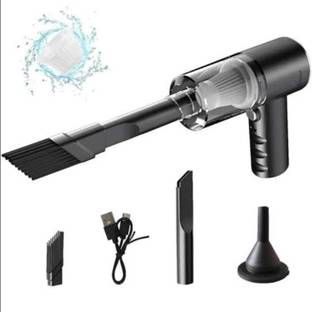 Radhe Handheld & Portable Vacuume with Strong Suction Cordless Vacuum Cleaner (Black) Cordless Vacuum ...