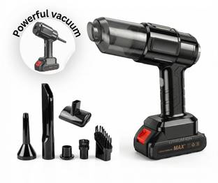 AURATHREE Heavy Duty Vacuum Cleaner | Detachable Battery and multiple attechments Bagless Dry Vacuum C...