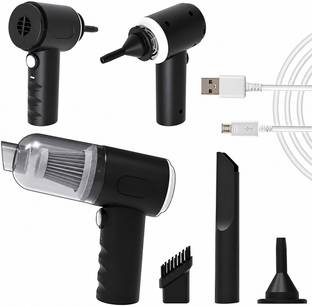 GENZEE 3in1 portable vaccum cleaner kit for House hold Hand-held Vacuum Cleaner with Anti-Bacterial Cl...