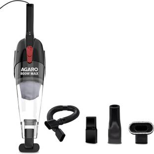AGARO Regal Hand-held Vacuum Cleaner Dry Vacuuming, 6.5 kPa Suction Power, Lightweight
