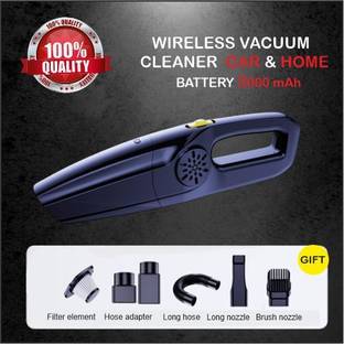OXERPRO Home/Car Wireless Vacuum Cleaner Wet/Dry Dual Use Vacuum Cleaner.EV-385 Cordless Vacuum Cleane...
