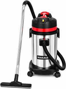 MAKAGE 30L Heavy Duty Vacuum Cleaner | 1200W Powerful Motor | Stainless Steel Tank Dry Vacuum Cleaner