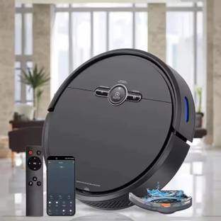 SHOPOGENIX D1 Robot Vacuum Cleaner with 120 Minutes Runtime, 2000Pa Suction Strength Robotic Floor Cle...