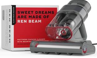 Nuuk Ren Beam Dry Vacuum Cleaner 14 kPa With Vibration, UV Light, 50000 Hz Ultra Sonic Waves, 60 Degre...