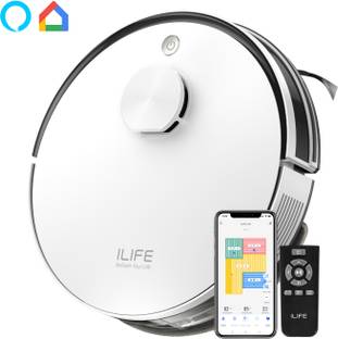ILIFE A30 Robot Vacuum with LiDAR Navigation, 13,000Pa Strong Suction & Remote Control Robotic Floor C...