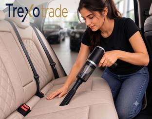 TREXOTRADE Maximum power output wrapped in a sleek portable cylinder Cordless Vacuum Cleaner